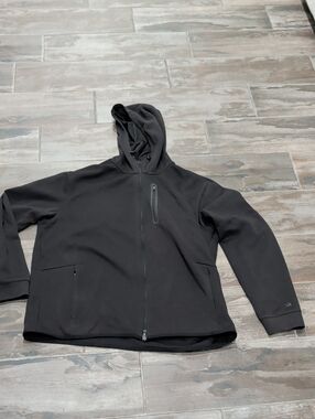 Men's Black Lightweight Hooded Jacket